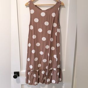 Loft maternity polka dot dress
